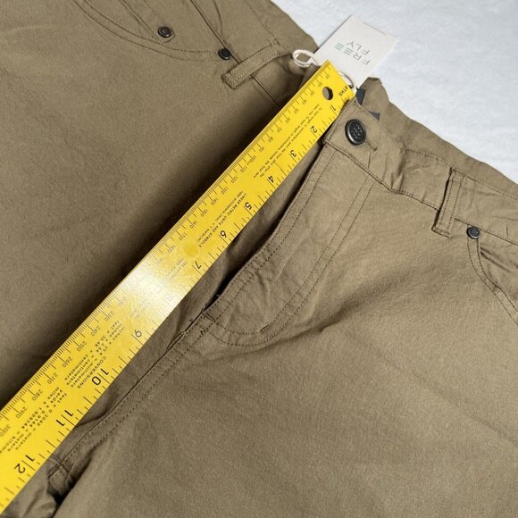 Free Fly Stretch Canvas 5 Pocket Men's Pants Timber Khaki Tan 40x32 - Picture 5 of 9